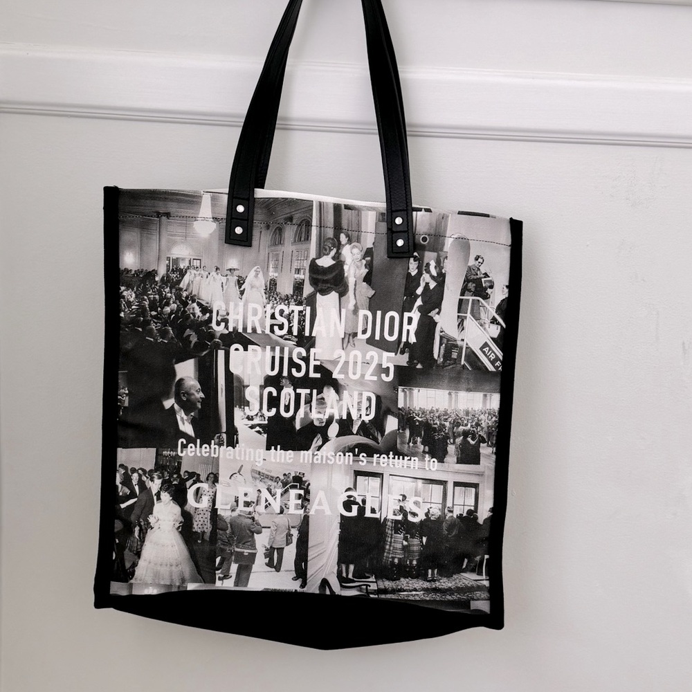 Christian Dior Cruise 2025 Scotland Tote Bag